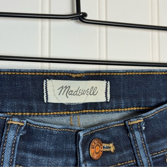 Madewell 9” High Rise Skinny Jeans Dark Wash Women’s Size 28 Inseam 28” - Picture 9 of 14